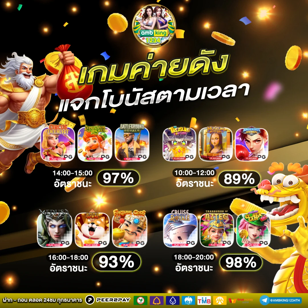 สล็อตฝากถอนวอเลท20รับ100 - แบนเนอร์โปรโมชั่น
